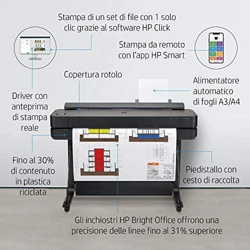 Hewlett Packard (HP) HP DesignJet T630 36-in Spausdintuvas