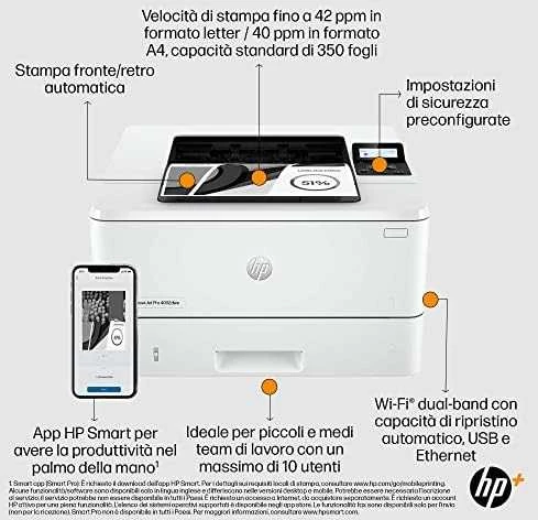 Hewlett Packard (HP) HP LaserJet Pro M4002dw, spausdintuvas