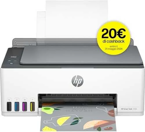 Hewlett Packard (HP) Daugiakampis spausdintuvas - HP Smart Tank 5105 Visapusiškas rašalinis spausdintuvas, mobilus spausdinimas