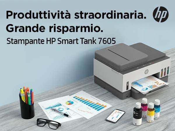 Hewlett Packard (HP) Spausdintuvas T HP Smart Tank 7605 3in1/A4/WiFi/Bluetooth/ADF/Dulpex