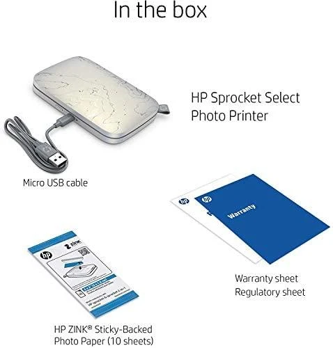Hewlett Packard (HP) HP nuotraukų spausdintuvas Sprocket Select, užtemimas