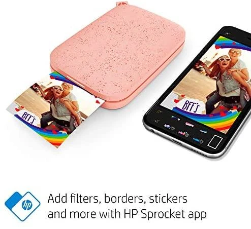 Hewlett Packard (HP) HP SPROCKET Portable Instant Photo Spausdintuvas Różowa