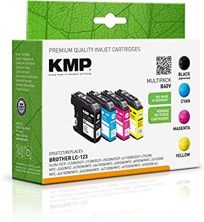 Legrand KMP KMP 1525,4005 rašalo kasetės 4 vnt. Pakaitinė juoda, žydra, rausvai raudona, geltona