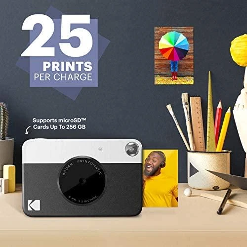 Kodak Printomatic Digital Instant Camera 5 MP, Juodas