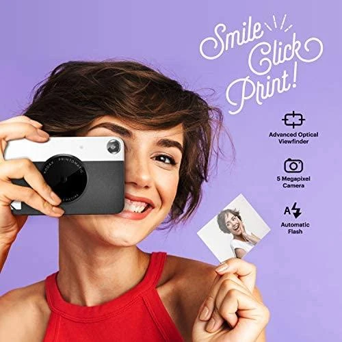 Kodak Printomatic Digital Instant Camera 5 MP, Juodas