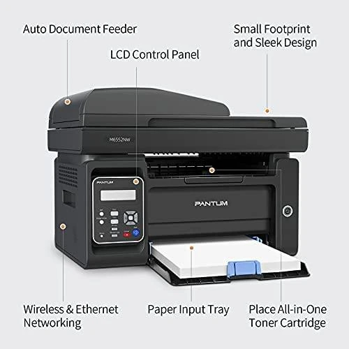 Pantum M6550NW Spausdintuvas lazerinis MFP Nespalvotas A4 22ppm Wi-Fi USB Tinklinis LAN