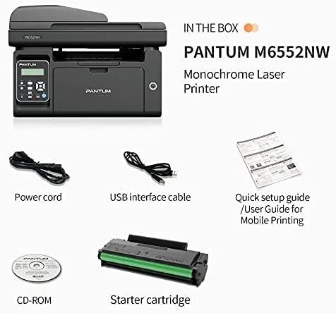 Pantum M6550NW Spausdintuvas lazerinis MFP Nespalvotas A4 22ppm Wi-Fi USB Tinklinis LAN