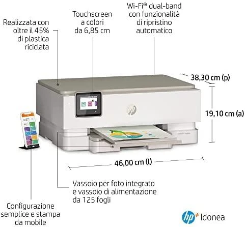 Hewlett Packard (HP) HP Envy Inspire 7220e daugiafunkcis A4 spalvotas rašalinis 10 psl./min. Spausdinti Nuskaityti Kopijuoti Nuotraukos Spausdintuvas