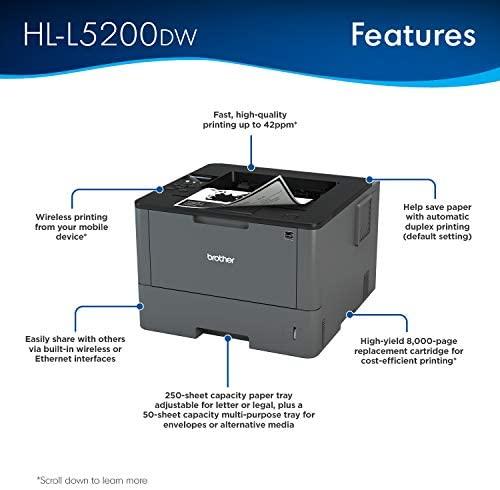 Spausdintuvas BROTHER HL-L5200DW MV-LASER-PRINT
