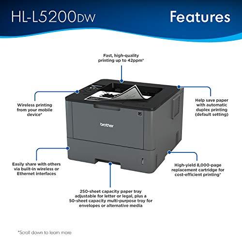 Spausdintuvas BROTHER HL-L5200DW MV-LASER-PRINT