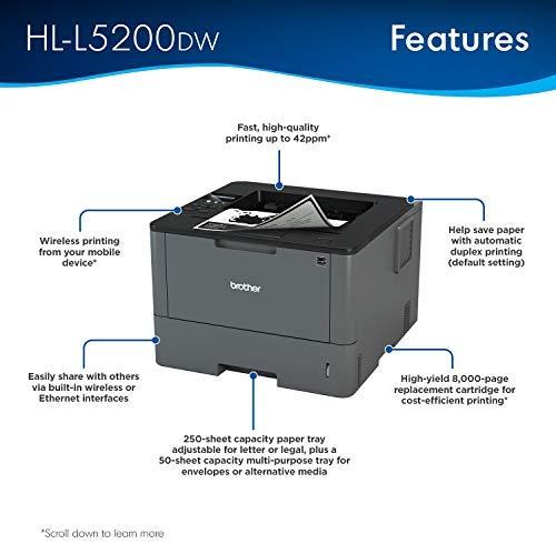 Spausdintuvas BROTHER HL-L5200DW MV-LASER-PRINT