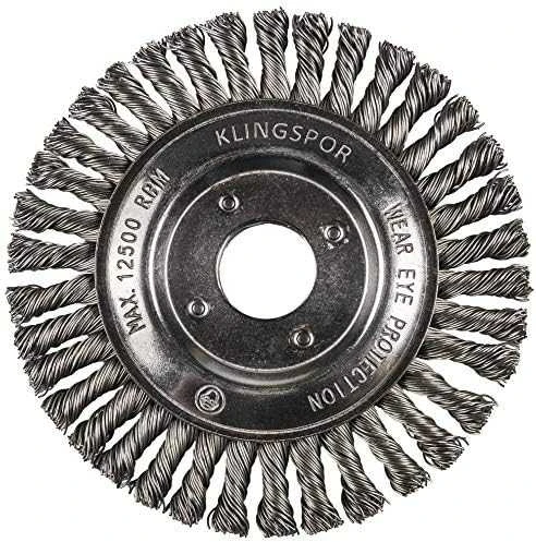 Klingspor K.SZCZOTKA DO RUR 115mm x 6 x 22,23 BRP600Z DRUT SKRĘCANY
