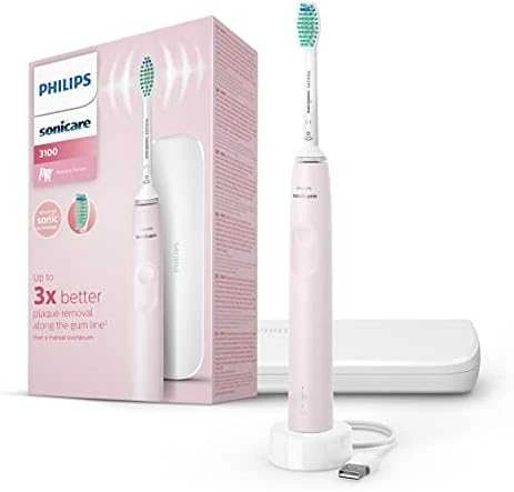 Philips Sonicare 3100 series elektrinis dantų šepetėlis HX3671/13, 14 dienų baterija life