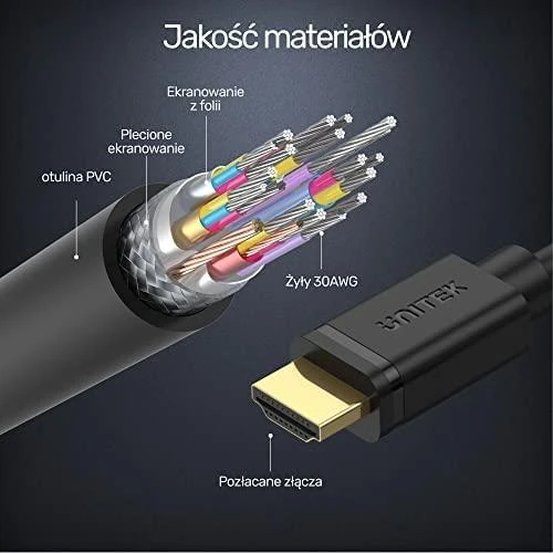 UNITEK Y-C182 HDMI – microHDMI CABLE v.2.0 4K 60HZ 2M