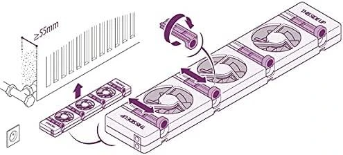 Radiatorių šilumos taupymo sistema Speedcomfort Duo