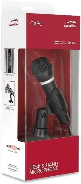 „Speedlink“ mikrofonas „Capo“ (SL-8703-BK)