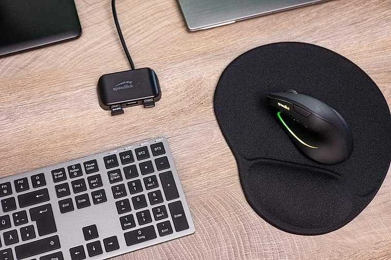 Speedlink USB šakotuvas Snappy Evo 4 prievadų (SL-140109-BK)