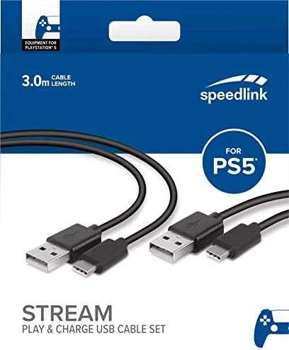 „Speedlink“ kabelis „Stream PS5“ (SL-460100-BK)