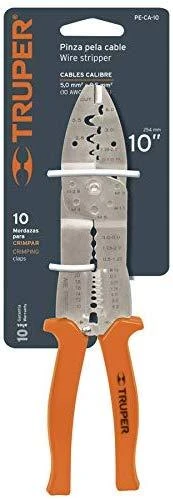 Kabelio nužievinimo, kirpimo bei užspaudimo replės 25.4cm Truper®