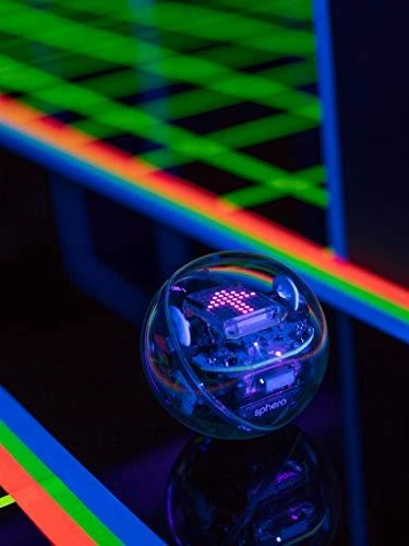 Sphero Smart žaislas Bolt Wi-Fi, Bluetooth, Sphero Bolt - išmanus žaislas išmokti koduoti žaidžiant., iOS ir Android, Baterijos garantija 6 mėn.