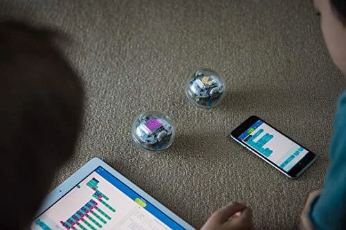 Sphero Smart žaislas Bolt Wi-Fi, Bluetooth, Sphero Bolt - išmanus žaislas išmokti koduoti žaidžiant., iOS ir Android, Baterijos garantija 6 mėn.