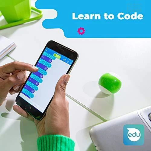 „Sphero Mini“ robotas kamuolys – robotas Žalias/ baltas, plastikinis, ne