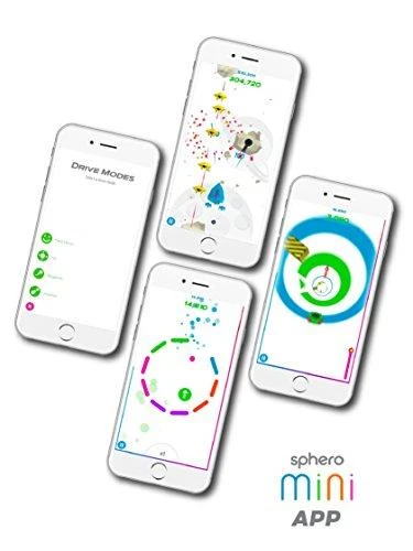 „Sphero Mini“ robotas kamuolys – robotas Žalias/ baltas, plastikinis, ne