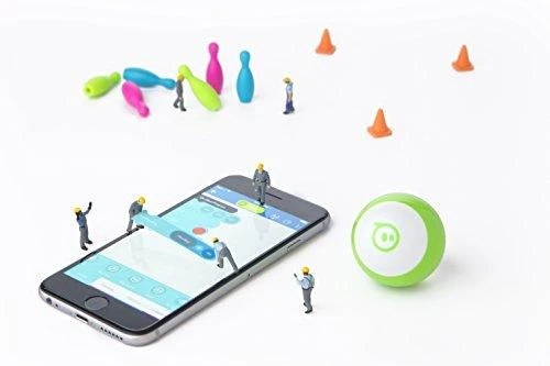 „Sphero Mini“ robotas kamuolys – robotas Žalias/ baltas, plastikinis, ne