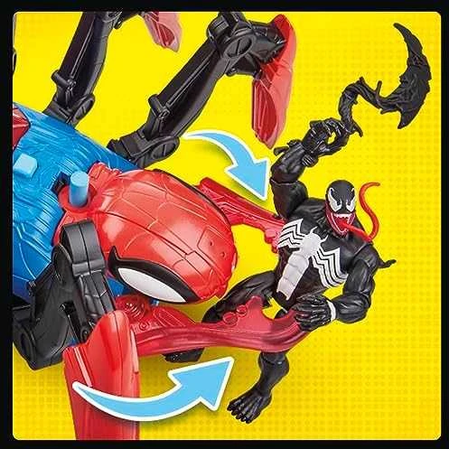 Hasbro Spiderman ropojantis ir vandenį purškiantis voras su Spiderman figūrėle, F7845