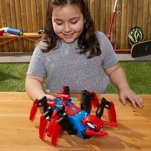 Hasbro Spiderman ropojantis ir vandenį purškiantis voras su Spiderman figūrėle, F7845