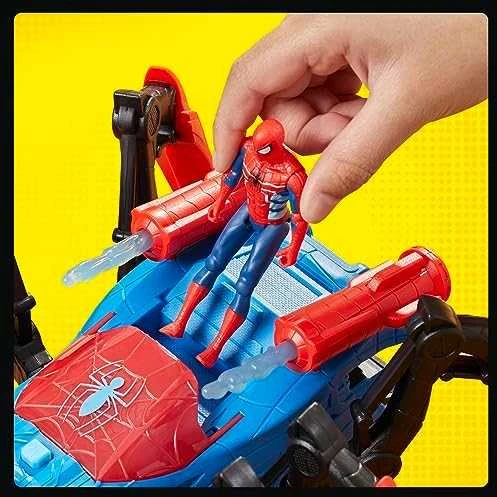 Hasbro Spiderman ropojantis ir vandenį purškiantis voras su Spiderman figūrėle, F7845