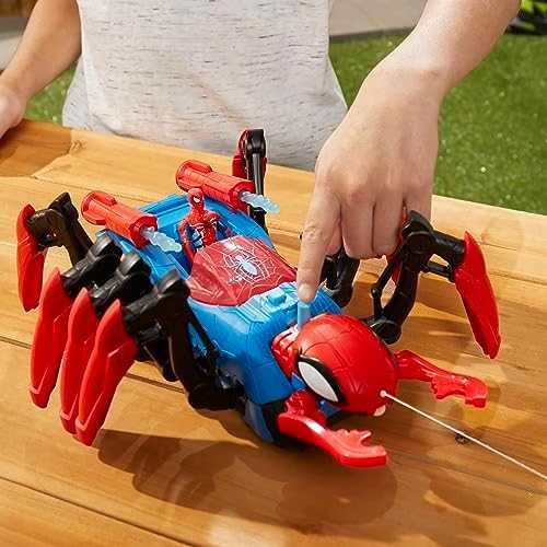 Hasbro Spiderman ropojantis ir vandenį purškiantis voras su Spiderman figūrėle, F7845