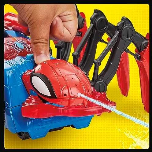 Hasbro Spiderman ropojantis ir vandenį purškiantis voras su Spiderman figūrėle, F7845
