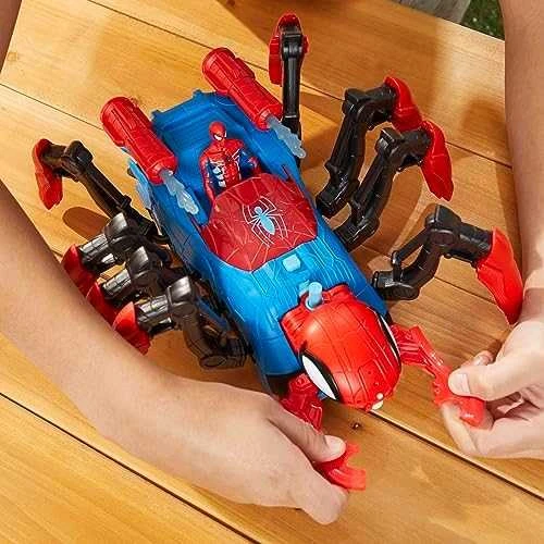 Hasbro Spiderman ropojantis ir vandenį purškiantis voras su Spiderman figūrėle, F7845