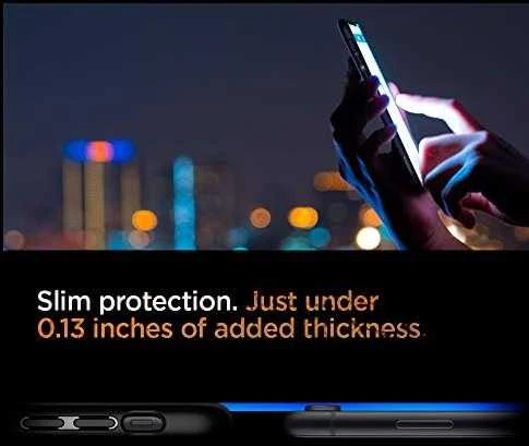 Dėklas Spigen Liquid Air, juodos spalvos – Apple iPhone XR