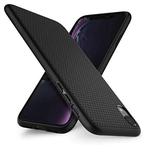 Dėklas Spigen Liquid Air, juodos spalvos – Apple iPhone XR