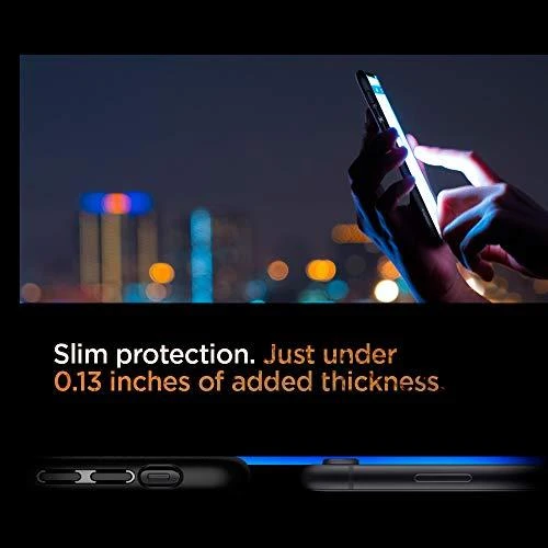 Dėklas Spigen Liquid Air, juodos spalvos – Apple iPhone XR