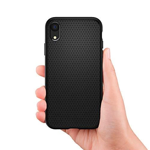 Dėklas Spigen Liquid Air, juodos spalvos – Apple iPhone XR