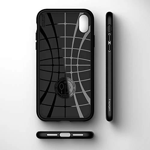 Dėklas Spigen Liquid Air, juodos spalvos – Apple iPhone XR