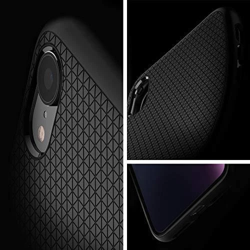 Dėklas Spigen Liquid Air, juodos spalvos – Apple iPhone XR