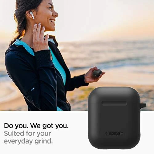 Spigen silikoninis dėklas, juodos spalvos – AirPods 1/2019