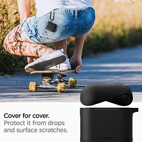 Spigen silikoninis dėklas, juodos spalvos – AirPods 1/2019
