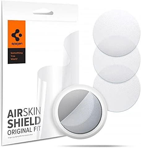 „Spigen AirSkin Shield HD“ 4 vnt. pakuotė, skaidri – „Apple AirTag“