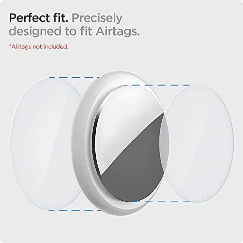 „Spigen AirSkin Shield HD“ 4 vnt. pakuotė, skaidri – „Apple AirTag“