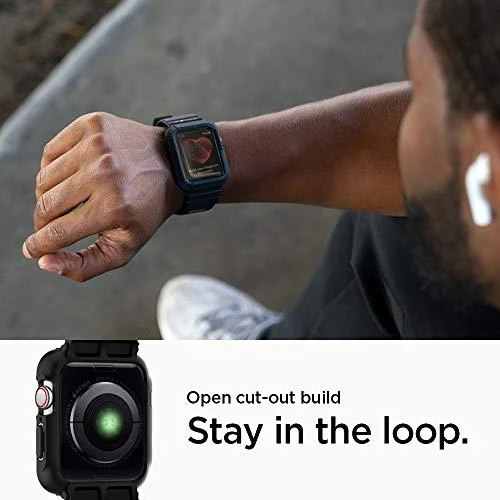 Išmaniojo laikrodžio Apple 4 dirželis, Juodos spalvos, 44mm
