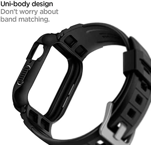 Išmaniojo laikrodžio Apple 4 dirželis, Juodos spalvos, 44mm