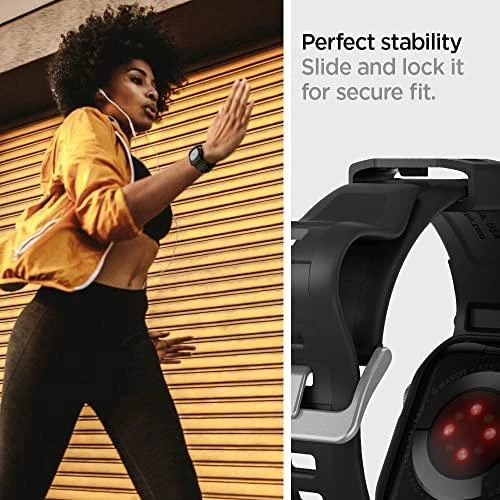 Išmaniojo laikrodžio Apple 4 dirželis, Juodos spalvos, 44mm