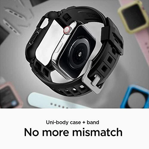 Išmaniojo laikrodžio Apple 4 dirželis, Juodos spalvos, 44mm