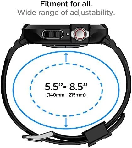 Išmaniojo laikrodžio Apple 4 dirželis, Juodos spalvos, 44mm