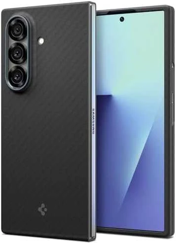 Dėklas Spigen Airskin Aramid Galaxy Z Fold 7 juoda